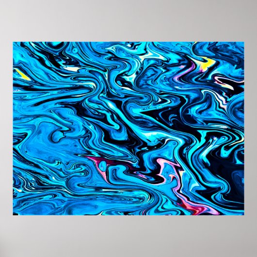 抽象芸術カラー勉強353、 ポスター (正面)