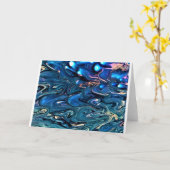 抽象芸術カラー勉強354、カード カード (黄色い花)