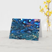 抽象芸術カラー勉強354、カード カード (黄色い花)