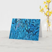 抽象芸術カラー勉強363、カード カード (黄色い花)