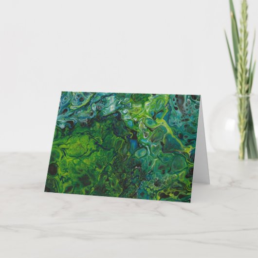 抽象芸術カラー勉強367、カード カード (正面)