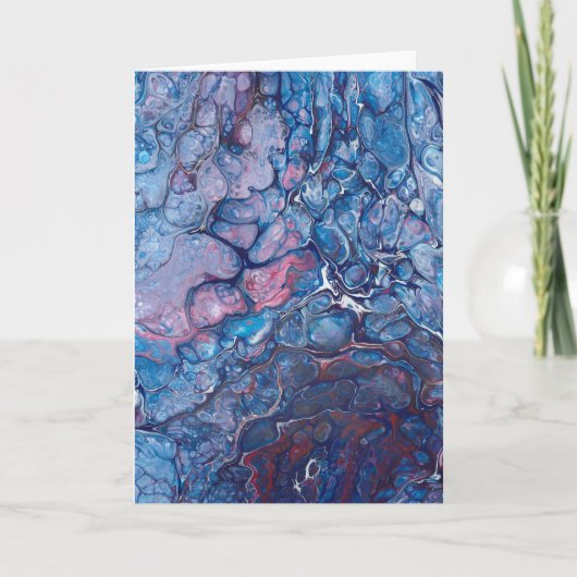 抽象芸術カラー勉強368、カード カード (正面)