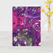 抽象芸術カラー勉強371、カード カード (黄色い花)