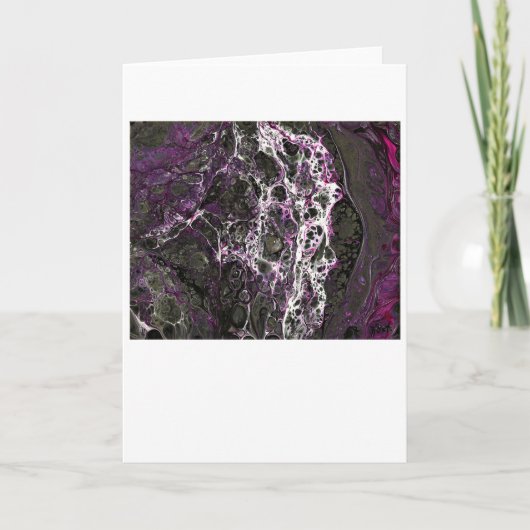 抽象芸術カラー勉強375、カード カード (正面)