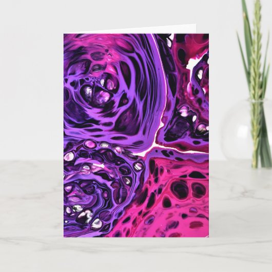 抽象芸術カラー勉強378、カード カード (正面)