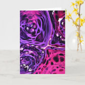 抽象芸術カラー勉強378、カード カード (黄色い花)