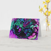 抽象芸術カラー勉強379、カード カード (黄色い花)