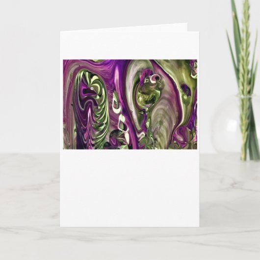 抽象芸術カラー勉強387、カード カード (正面)