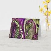 抽象芸術カラー勉強387、カード カード (黄色い花)