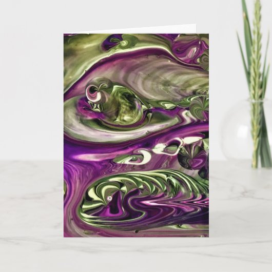 抽象芸術カラー勉強387、カード カード (正面)