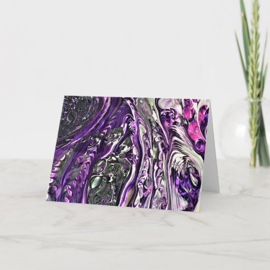 抽象芸術カラー勉強388、カード カード (正面)