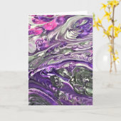 抽象芸術カラー勉強389、カード カード (黄色い花)