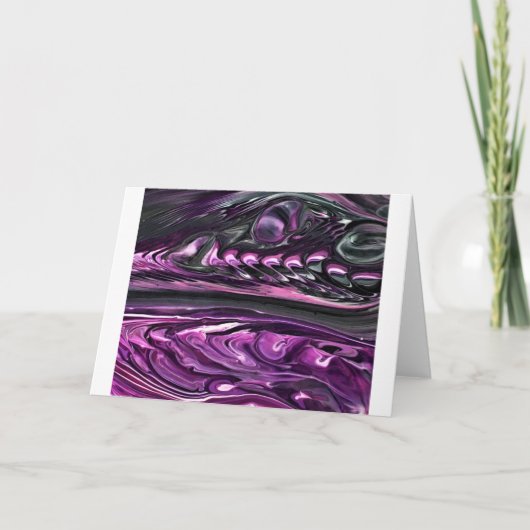 抽象芸術カラー勉強390、カード カード (正面)