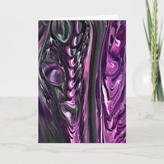 抽象芸術カラー勉強390、カード カード (正面)