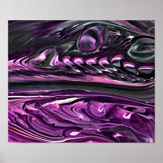 抽象芸術カラー勉強390、 ポスター (正面)