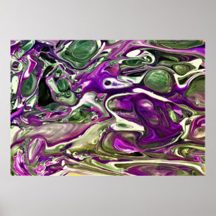 抽象芸術カラー勉強394、 ポスター