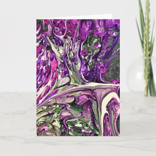 抽象芸術カラー勉強396、カード カード (正面)