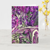 抽象芸術カラー勉強396、カード カード (黄色い花)