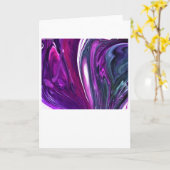 抽象芸術カラー勉強397、カード カード (黄色い花)