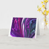 抽象芸術カラー勉強397、カード カード (黄色い花)