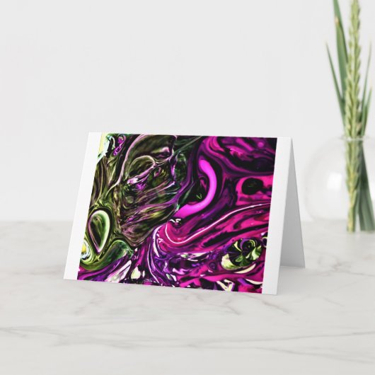 抽象芸術カラー勉強399、カード カード (正面)