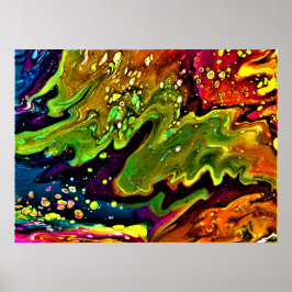 抽象芸術カラー勉強3, ポスター
