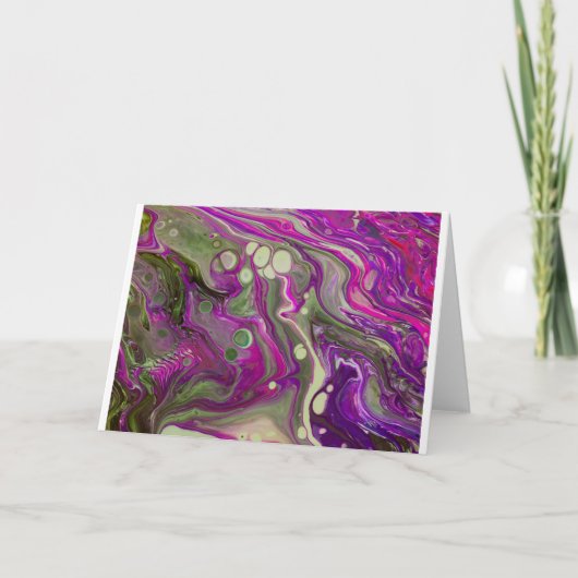 抽象芸術カラー勉強402、カード カード (正面)