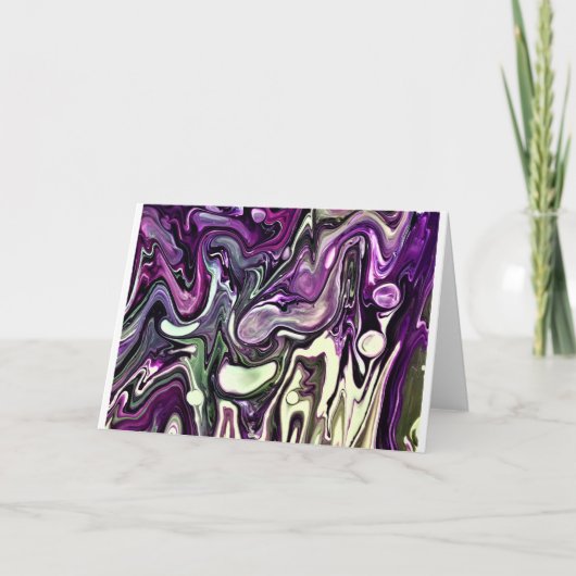 抽象芸術カラー勉強408、カード カード (正面)