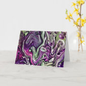 抽象芸術カラー勉強409、カード カード (黄色い花)