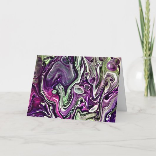 抽象芸術カラー勉強409、カード カード (正面)