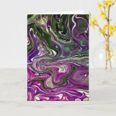 抽象芸術カラー勉強410、カード カード (黄色い花)