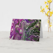 抽象芸術カラー勉強410、カード カード (黄色い花)