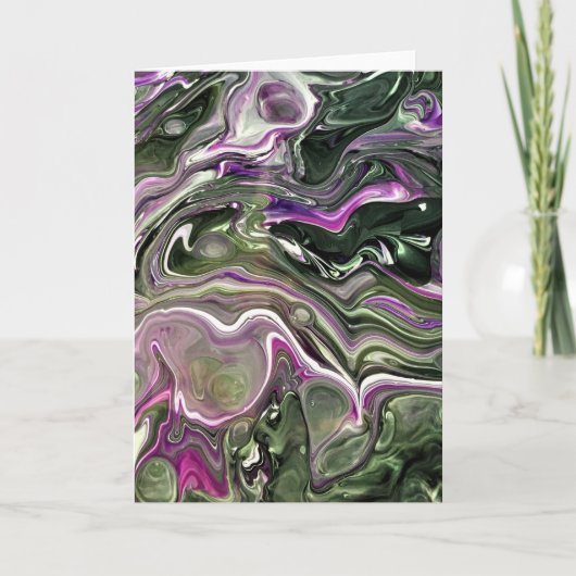 抽象芸術カラー勉強414、カード カード (正面)