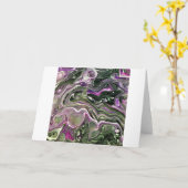 抽象芸術カラー勉強414、カード カード (黄色い花)