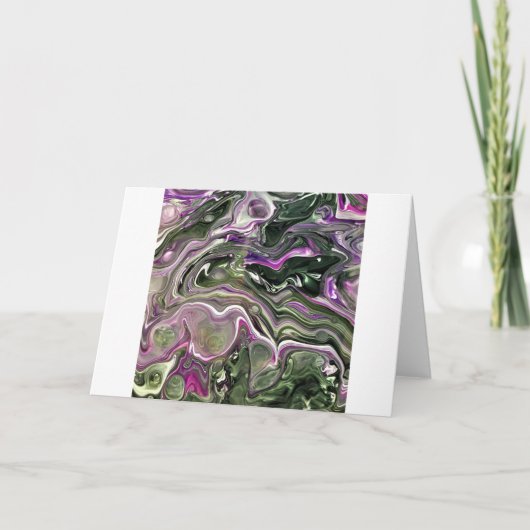 抽象芸術カラー勉強414、カード カード (正面)