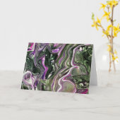 抽象芸術カラー勉強414、カード カード (黄色い花)