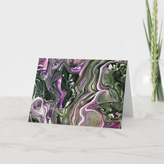 抽象芸術カラー勉強414、カード カード (正面)