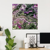 抽象芸術カラー勉強414、ポスター ポスター (ホームオフィス)