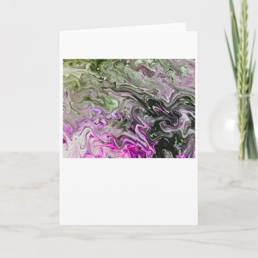 抽象芸術カラー勉強419、カード カード (正面)