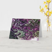 抽象芸術カラー勉強419.2、カード カード (黄色い花)