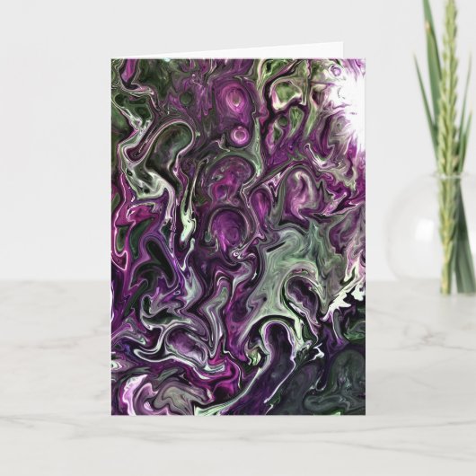 抽象芸術カラー勉強419.2、カード カード (正面)