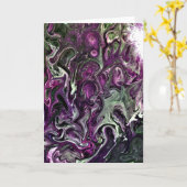 抽象芸術カラー勉強419.2、カード カード (黄色い花)