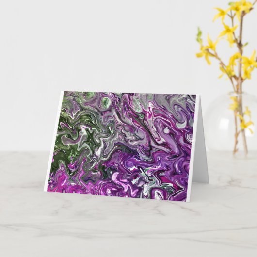 抽象芸術カラー勉強427、カード カード (黄色い花)