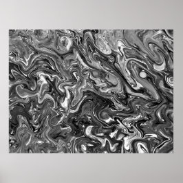 抽象芸術カラー勉強427 /ノワール, ポスター