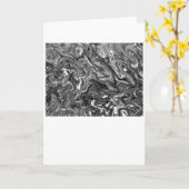 抽象芸術カラー勉強427 / Noir，カード カード (黄色い花)