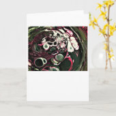 抽象芸術カラー勉強428、カード カード (黄色い花)