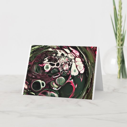 抽象芸術カラー勉強428、カード カード (正面)