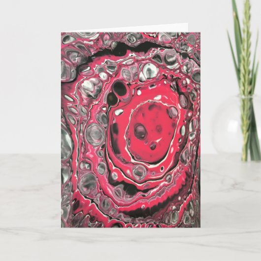 抽象芸術カラー勉強432、カード カード (正面)