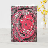 抽象芸術カラー勉強432、カード カード (黄色い花)