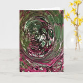 抽象芸術カラー勉強433、カード カード (黄色い花)